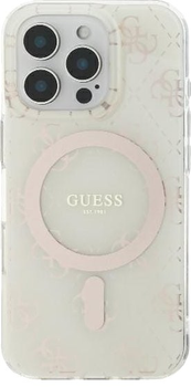 Панель Guess Hardcase IML 4G MagSafe для Apple iPhone 16 Pro White (GUHMP16LH4DTEH)