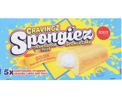 Бисквитные пирожные Jouy&Co Cravingz Spongiez Golden с ванильной начинкой 200г