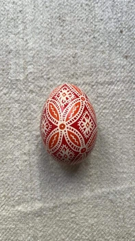 Писанка на дерев'яному яйці Майстерня Оксани Білоус (P-238-3190)