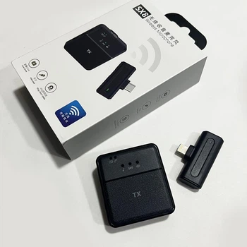 Бездротовий мікрофон для Apple Айфон SX8 BST Wireless Microphone (підключення Lightning Apple) три режими