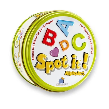 Настільна гра Dobble Spot it! Alphabet ABC / Спот іт! Алфавіт + правила українською!