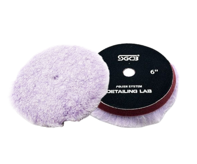 Полірувальний круг з жорсткої шерсті SGCB Wool Cutting Pad Grey Ø150 mm