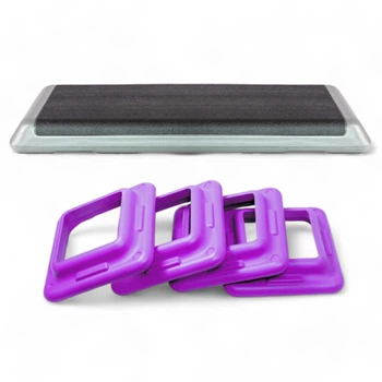 Степ-платформа The STEP Original Step USA, SP-SHC460-SL/VL (сірий/фіолет.)