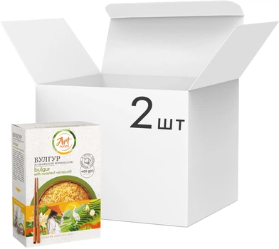 Упаковка булгура Art Foods с жареной вермишелью 100 г x 4 пакетика х 2 шт (0.8 кг) (3983323760)