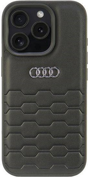 Панель Audi Synthetic Leather для Apple iPhone 16 Pro Black (6955250228428)