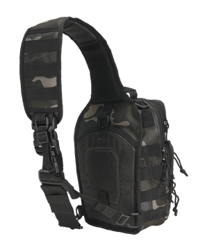 Армейская сумка-рюкзак Brandit-Wea US Cooper sling medium (8036-4-OS) dark-camo