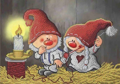 Схема для вишивки бісером Acorns Гномі (А4К-273)