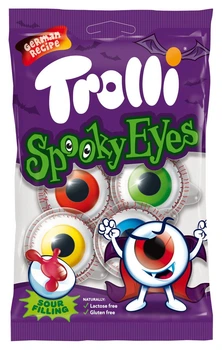 Желейні цукерки Моторошні очі Trolli Spooky Eyes 75 г