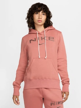 Худі на флісі жіноче Nike W Nsw Phnx Flc Std Po Logo Hdy HM9751-634 XS Рожеве (197599702863)