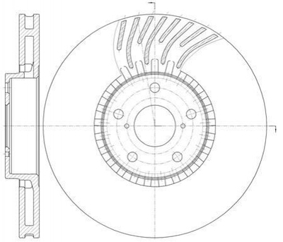 Диски гальмові ROADHOUSE 61179.11 Lexus GS, IS 4351222260