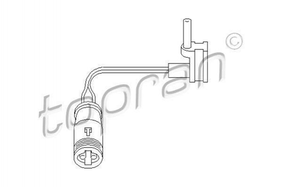 Датчик износа тормозных колодок TOPRAN / HANS PRIES 401203 Mercedes E-Class, C-Class, A-Class, S-Class, GLE-Class, GLK-Class, M-Class, GL-Class, B-Class, GLS-Class 2115401717, A2115401717, 2205400717