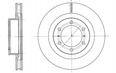 Тормозные диски ROADHOUSE 61331.10 Toyota Land Cruiser; Lexus GX 4351260151, 4351260190