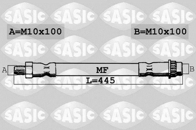 Тормозной шланг SASIC 6600031 Citroen Berlingo, C4; Peugeot Partner 4806G4