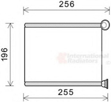 Радиатор печки Van Wezel 40006366 Peugeot 508 6448W9