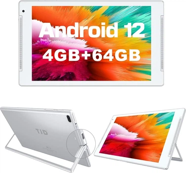 Планшет 10" Full HD TJD M1011 2/64Gb 4 ядра Android 12 6000 mAh Серебристый Б/В