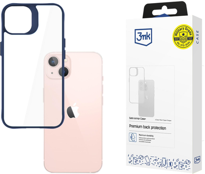 Панель 3MK Satin Armor Case+ для Apple iPhone 14 Blue (5903108592611)