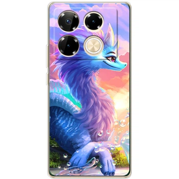 Силиконовый чехол BoxFace Infinix Note 40 Pro Дракон Сісу (59203-up2552)