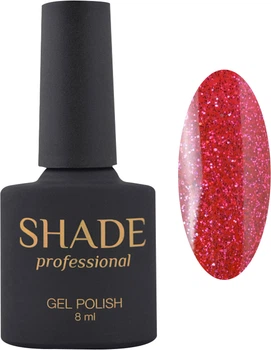 Гель-лак для нігтів Shade G020 для манікюру і педикюру, малиновий з блискітками, 8 мл