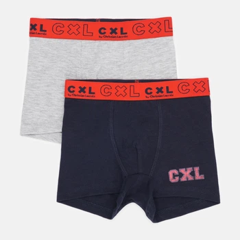 Набор детских трусов-боксеров 2 шт для мальчика CXL 87890690 134-140 см Gris Chine/Grey Mel (3210100095012)