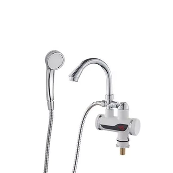 Кран электрический водонагреватель WEZER SDR-B07STP белый с лейкой для душа (1030665)