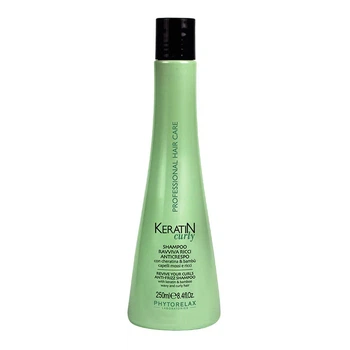 Восстанавливающий шампунь для вьющихся волос Phytorelax Laboratories Keratin Curly Revive Your Curls Anti-Frizz Shampoo 250 мл