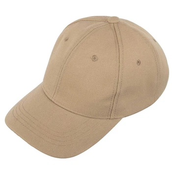 Кепка бейсболка однотонна бежева SP-Sport Classic 3423 Beige
