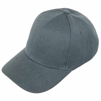 Кепка бейсболка однотонна темно-сіра SP-Sport Classic 3423 Dark Grey