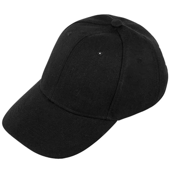 Кепка однотонна бейсболка чорна SP-Sport Classic 3423 Black