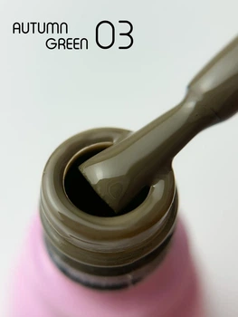 Гель-лак (темно-оливковий) Autumn Green 03 Toki Toki 5 мл