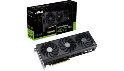 Відеокарта ASUS PCI-Ex GeForce RTX 4070 Super ProArt OC Edition 12GB GDDR6X (192bit) (2565/21000) (HDMI, 3 x DisplayPort)