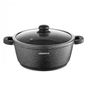 Каструля Ardesto Gemini Anzio скляна кришка 5 л (AR2454GE)