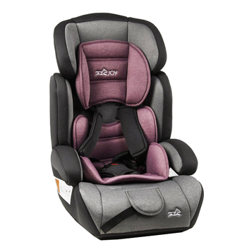 Автокресло детское и бустер 2 в 1 JOY 36800 9-36 кг Grey/Pink для детей с 9 месяцев до 12 лет со съемным вкладышем для малышей и откидной спинкой на 180°