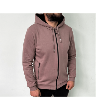Батальная кофта на молнии - HECTOR - 30506 - 2XL - Sweet Lilac