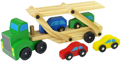 Вантажівка Leantoys Double Decker із платформою та аксесуаром (5904204751292)