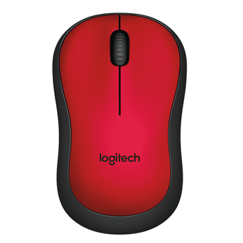 Миша Logitech M220 Silent Wireless Black/Red