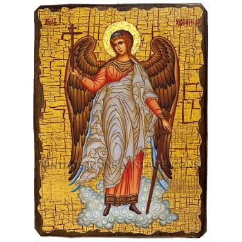 Икона Ангел Хранитель ,икона на дереве 130х170 мм (1802-1)