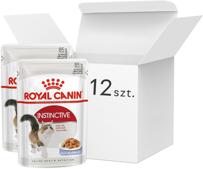 Mokra karma dla kotów wybrednych ROYAL CANIN Instinctive kawałki w galaretce - saszetki 12x85g (9003579309544)