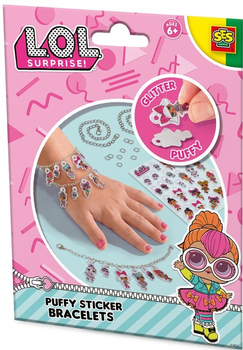 Набір для творчості Ses Creative Making Bracelets Lol Puffy Stickers Kit (8710341141905)