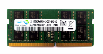 Пам'ять для ноутбуків Samsung 16 GB SO-DIMM DDR4 2400 MHz (M471A2K43CB1-CRC)