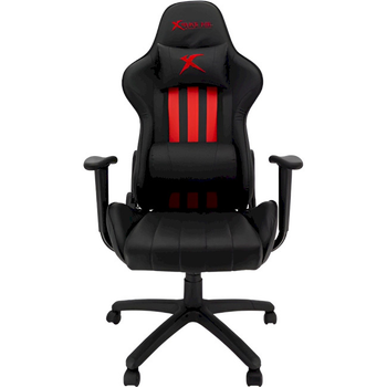 Кресло игровое XTRIKE ME GC-905 нагрузка до 135кг с подушками Черный с красным
