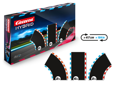 Набір для розширення Carrera Hybrid Racing Track Pack 1 10 шт. (9003150520016)