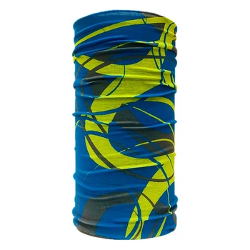 Шарф-труба для бігу Fitletic Multi Scarf Headwear, FL-MSF-DNA04-BY (синій/жовтий)
