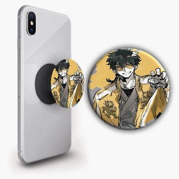 Держатель для телефона PopSockets Аниме Ветролом #05 Черный