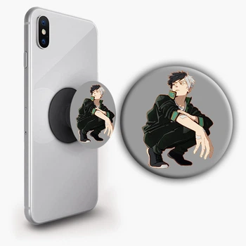 Держатель для телефона PopSockets Аниме Ветролом #01 Черный