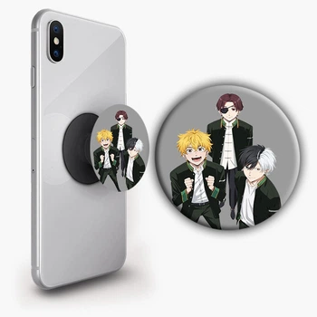 Держатель для телефона PopSockets Аниме Ветролом #06 Черный