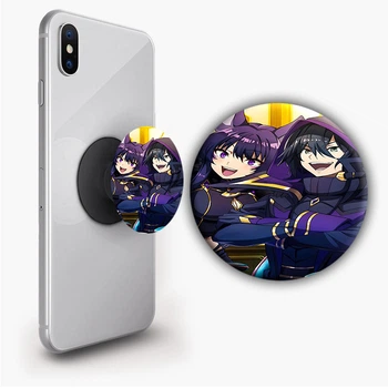 Держатель для телефона PopSockets Аниме Восхождение в тени #01 Черный