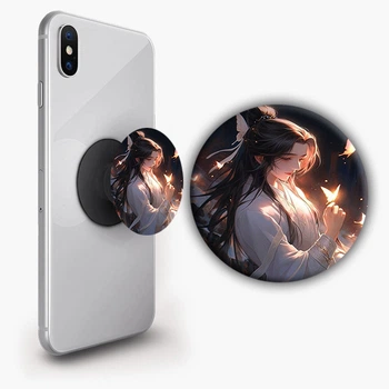 Держатель для телефона PopSockets Аниме Благословение небожителей #07 Черный