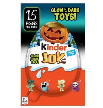 Набор шоколадных яиц Ferrero Kinder Joy Halloween Party Fun Egg 12шт х 20 г