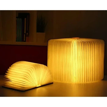 Настільна лампа світильник у вигляді книги Foldable Book Lamp