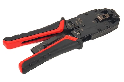 Обжимной инструмент PowerPlant RJ45, RG12, RG11